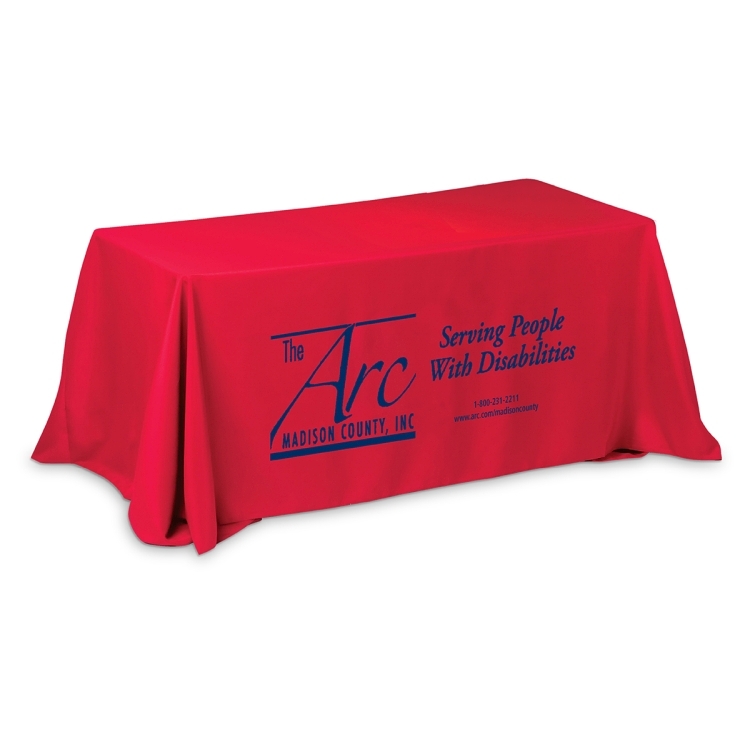 "Preakness Six" 3-Sided Economy Table Covers & Table Throws -Blanks / Fits 6 ft Table 31