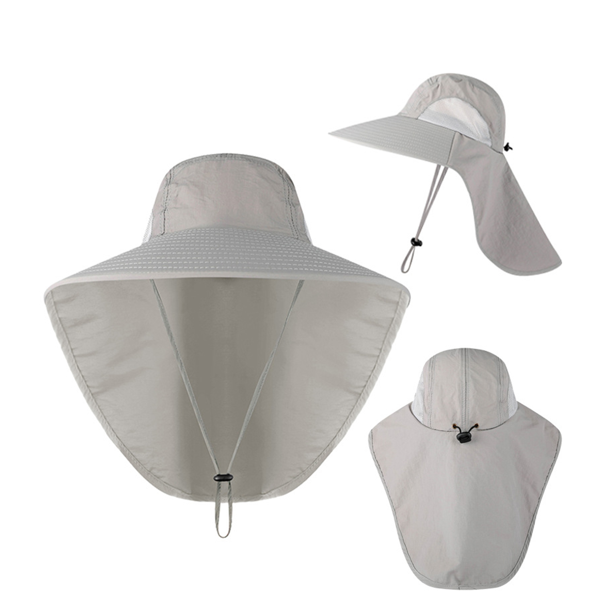 Wide Brim Fishing Hat With UV Protection And Adjustable Chin Strap 2