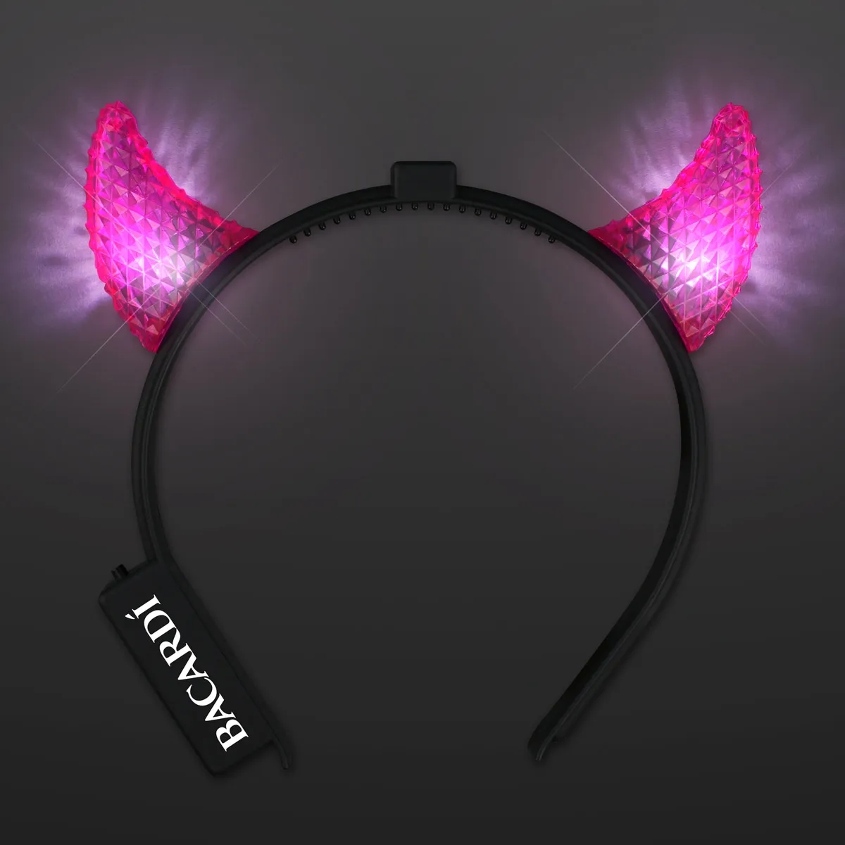 Light Up Facetted Horns LED Headbands 4
