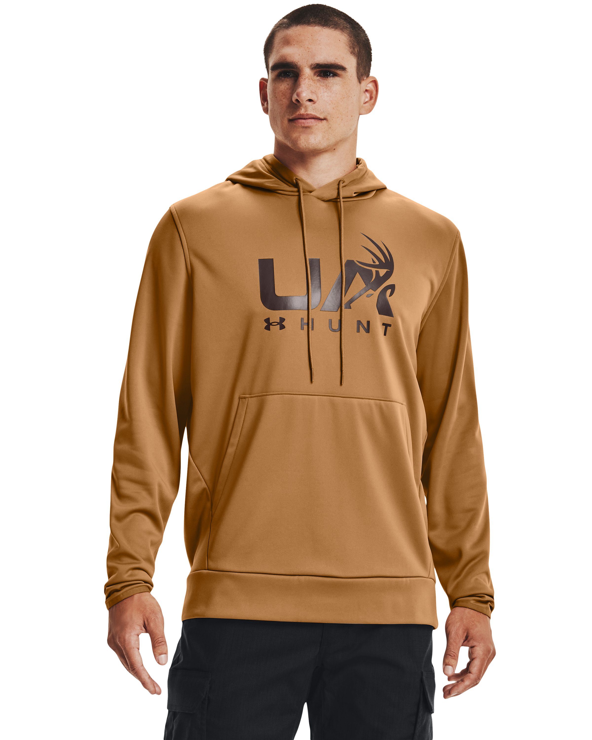 Men's Armour Fleece Hunt Logo Hoodie, custom hoodie or sweatshirt with logo imprint 2