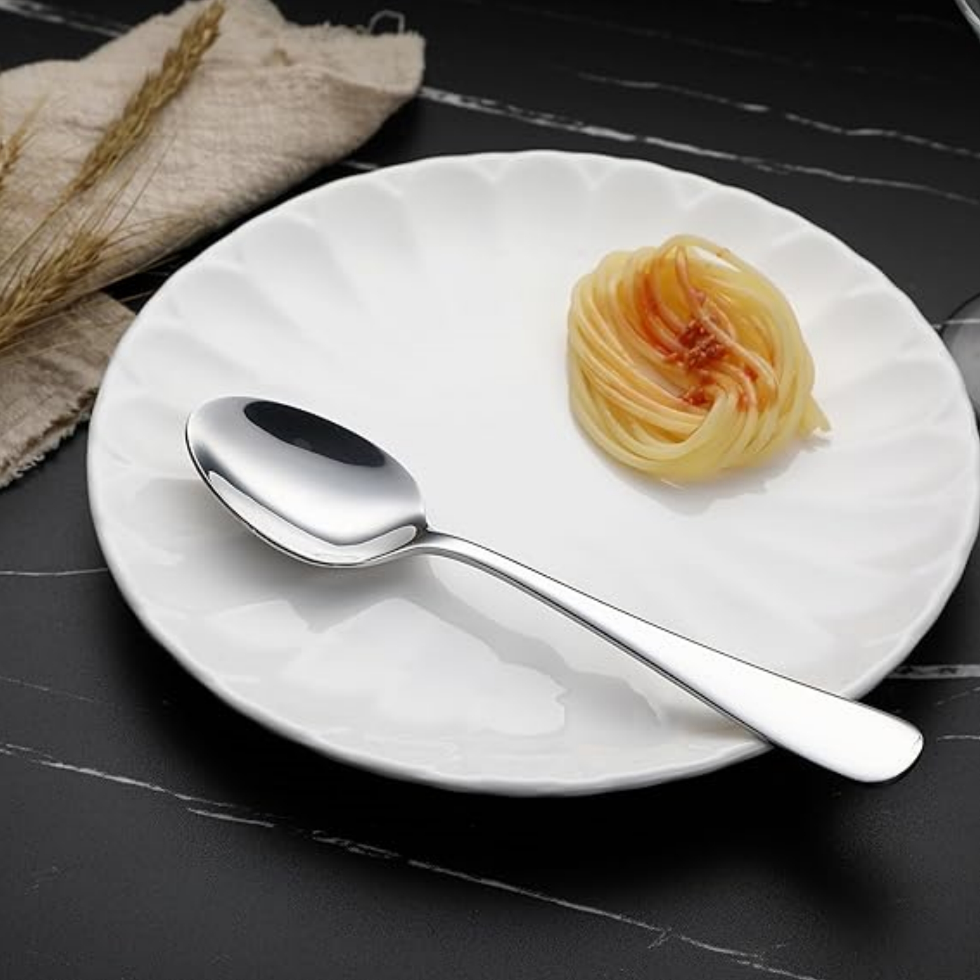 Basics Stainless Steel Dinner Spoon 5