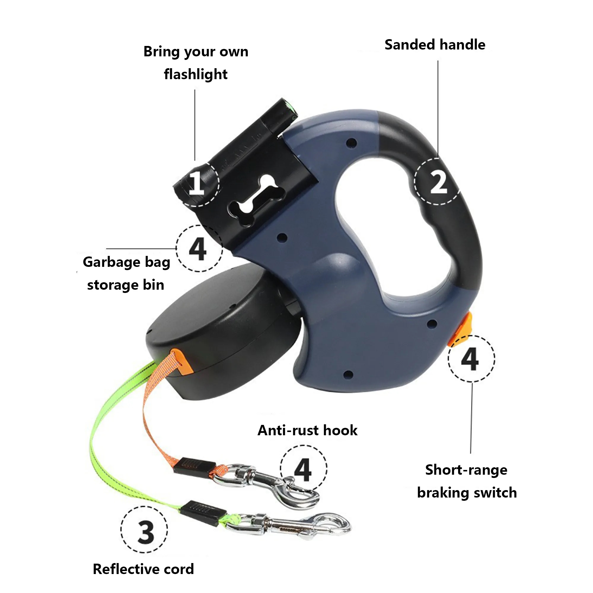 10ft Double Pet Leash 7