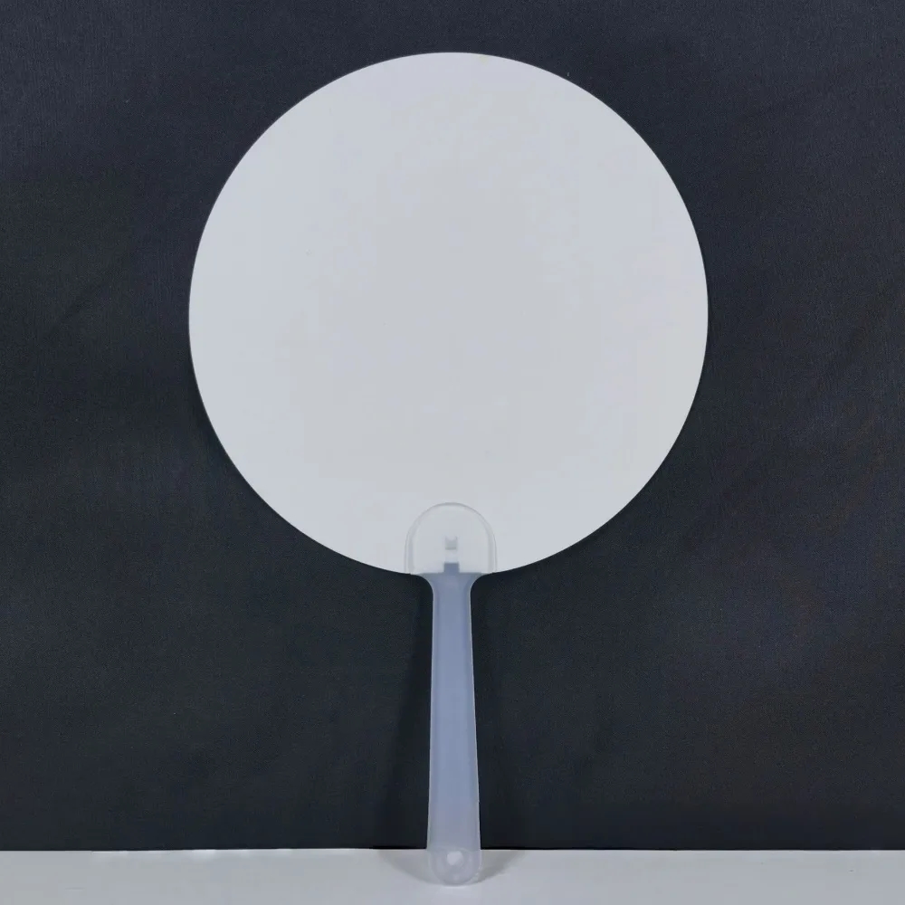 Double Sided Paddle Hand Fan 4