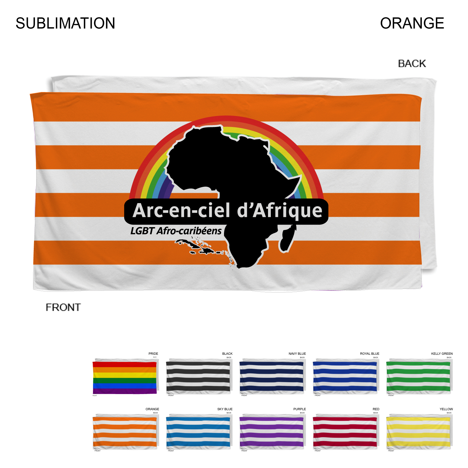 Cabana Stripe Sublimated, Absorbent Microfiber Dri-Lite Terry Beach, Shower Towel, 30x60 21