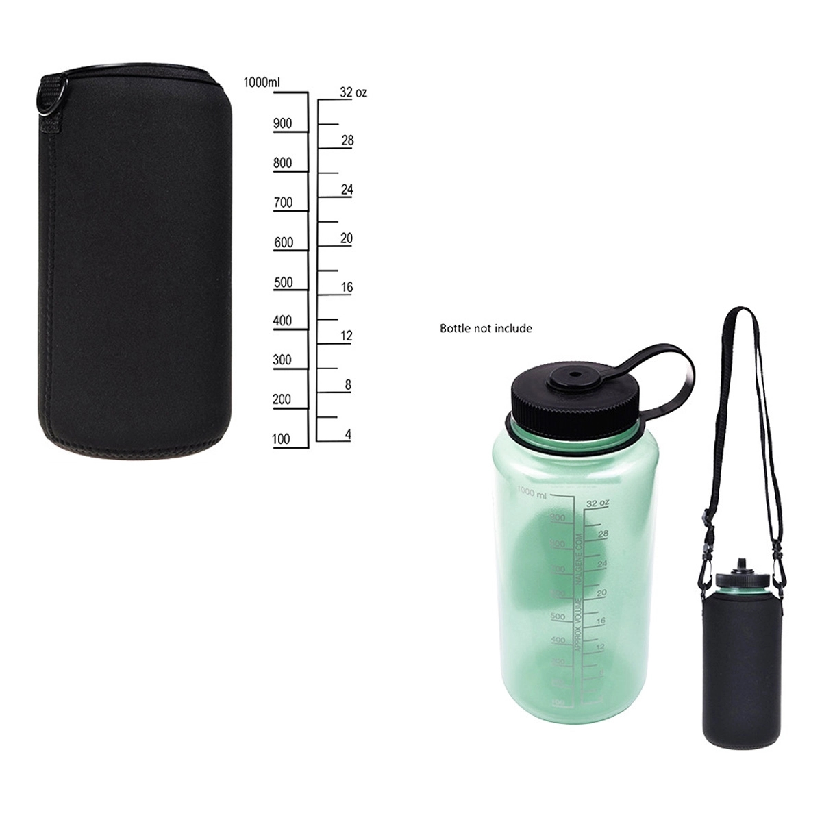 Neoprene Water Bottle Carrier With Strap 4