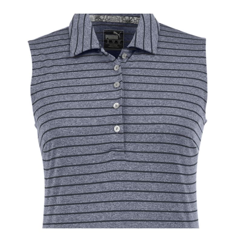 Puma Golf Ladies' Rotation Stripe Sleeveless Polo 8