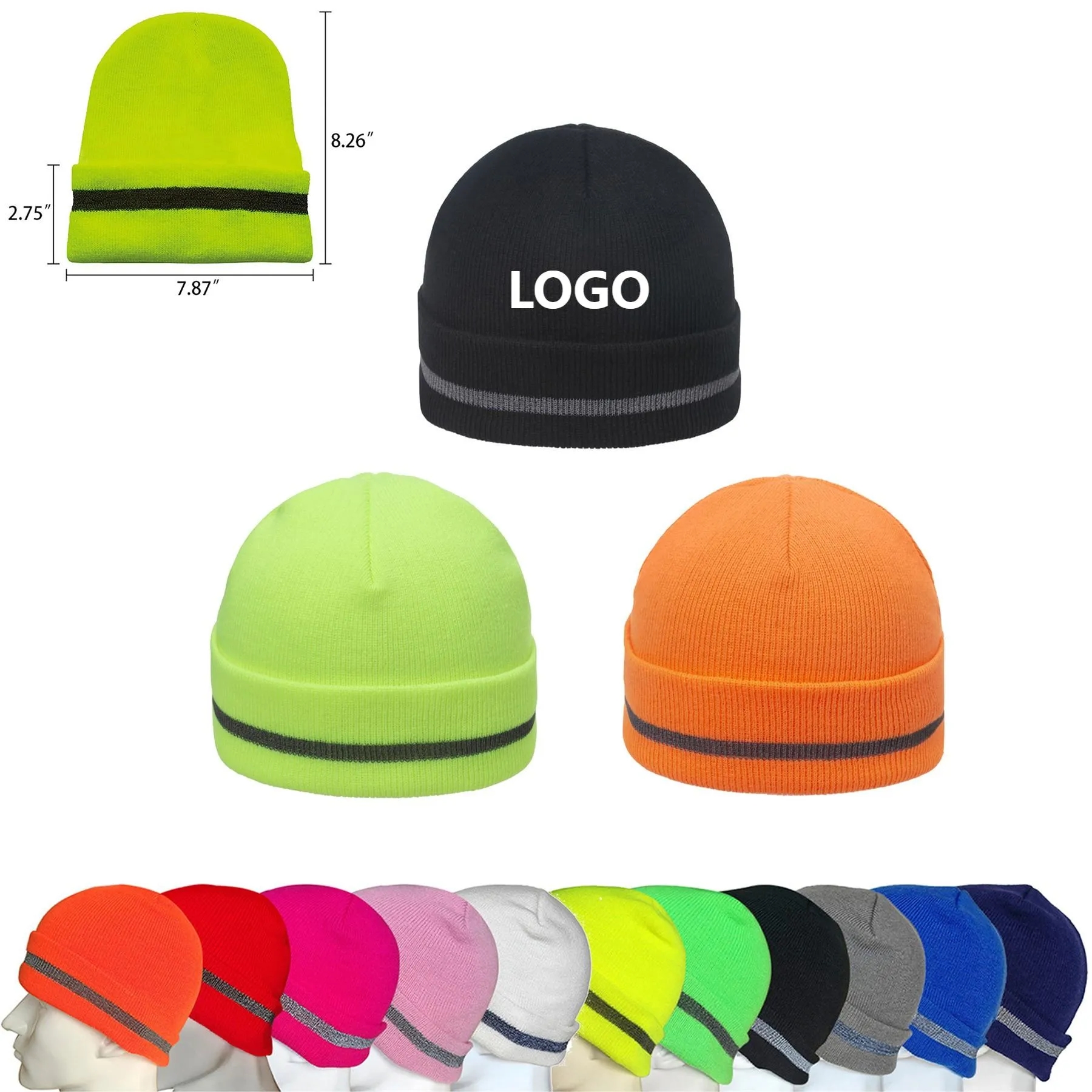 Reflective Knitted Hat 2