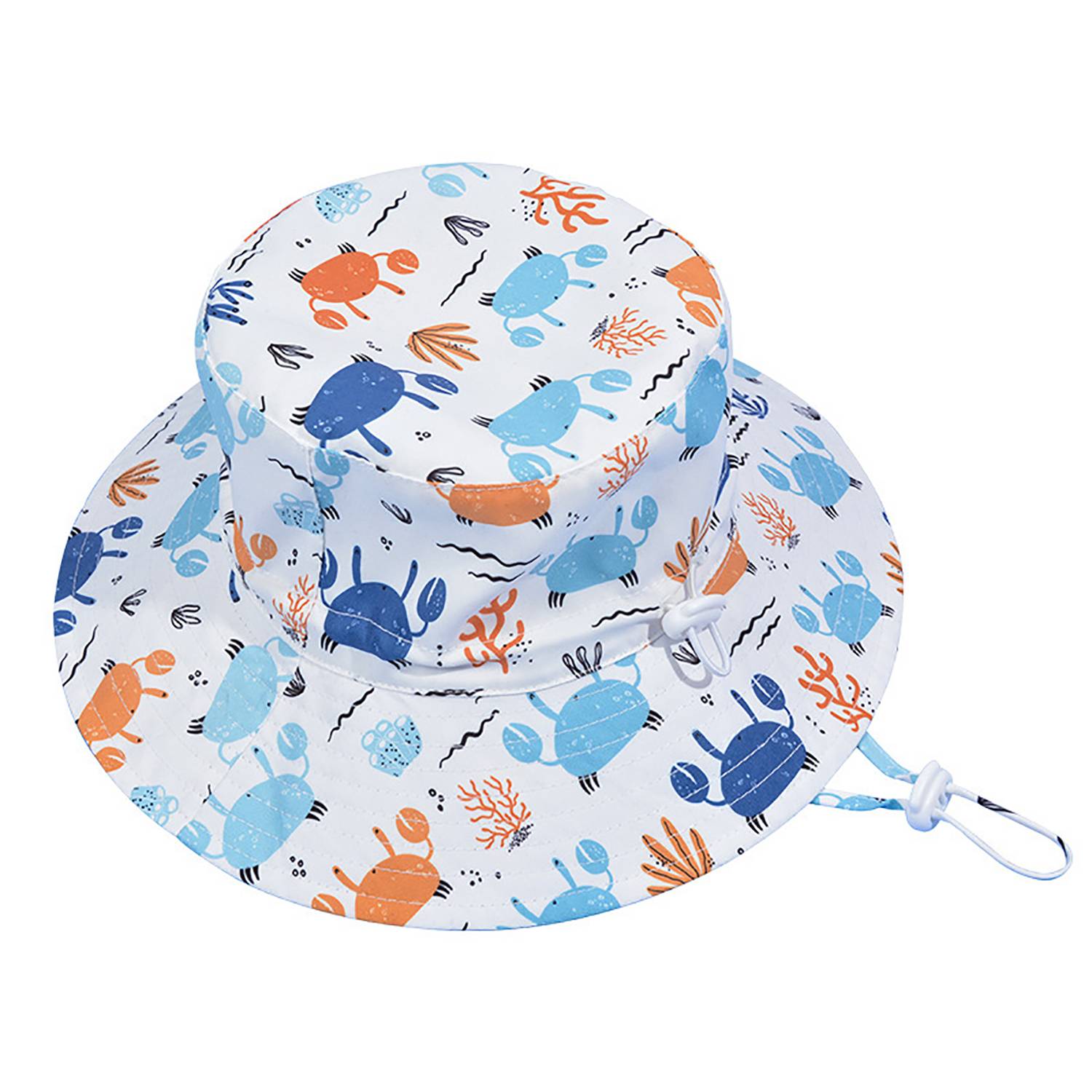 Kids Sun Protection Beach Hat w/ Wide Brim 4