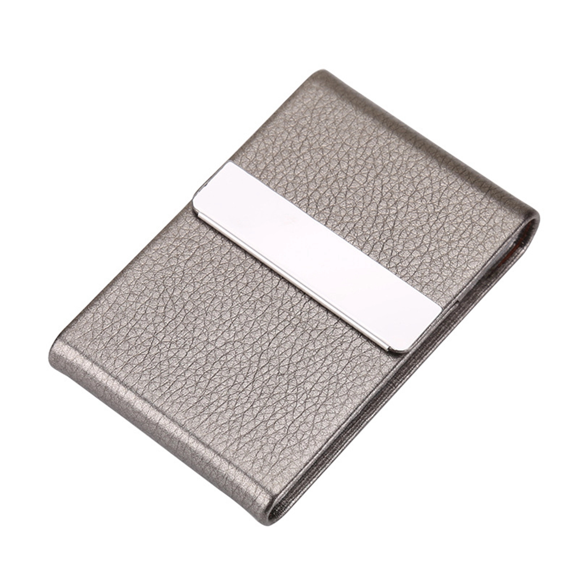 PU+ Stainless Steel Business Card Holder 12