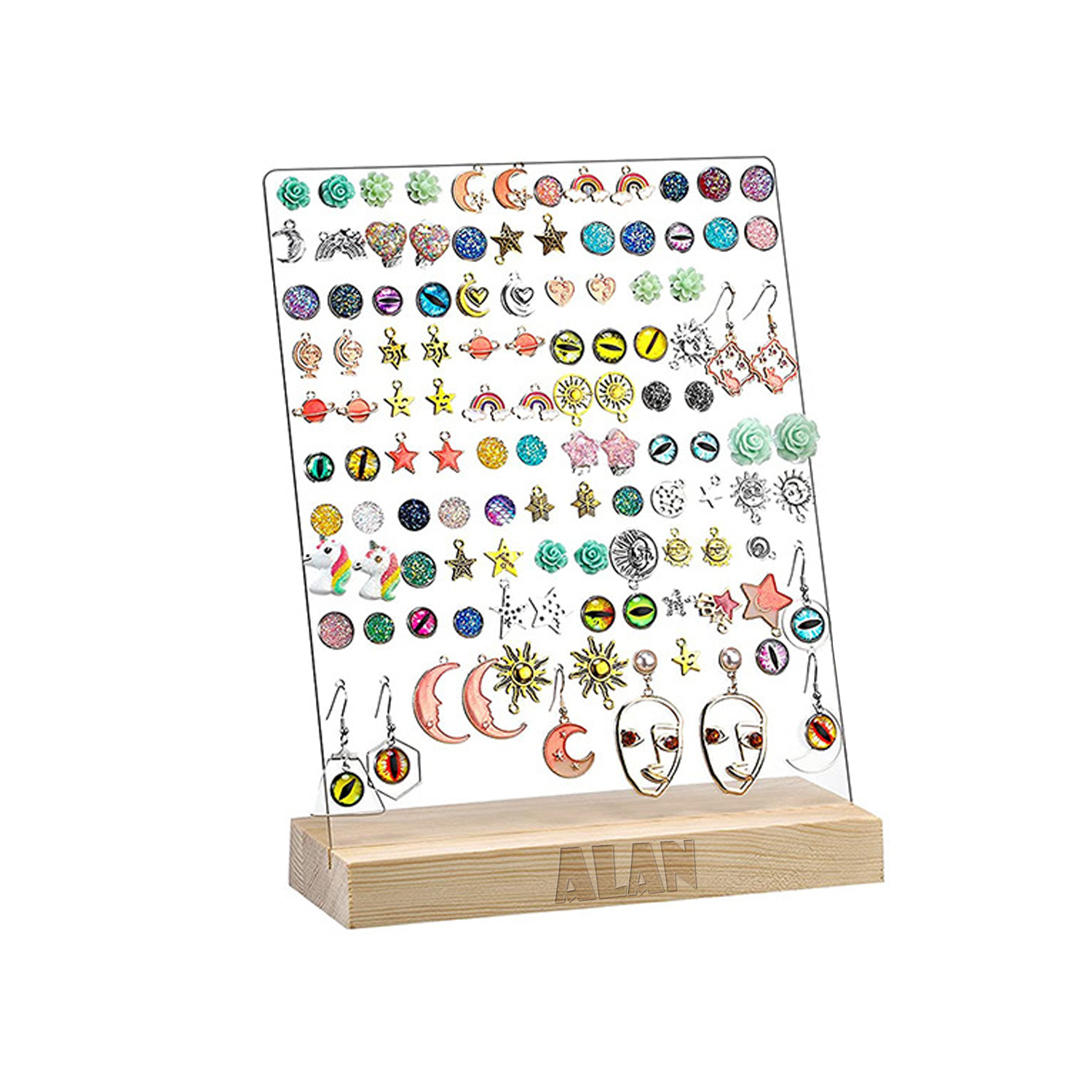 Clear Acrylic Enamel Pin Display Stand 4