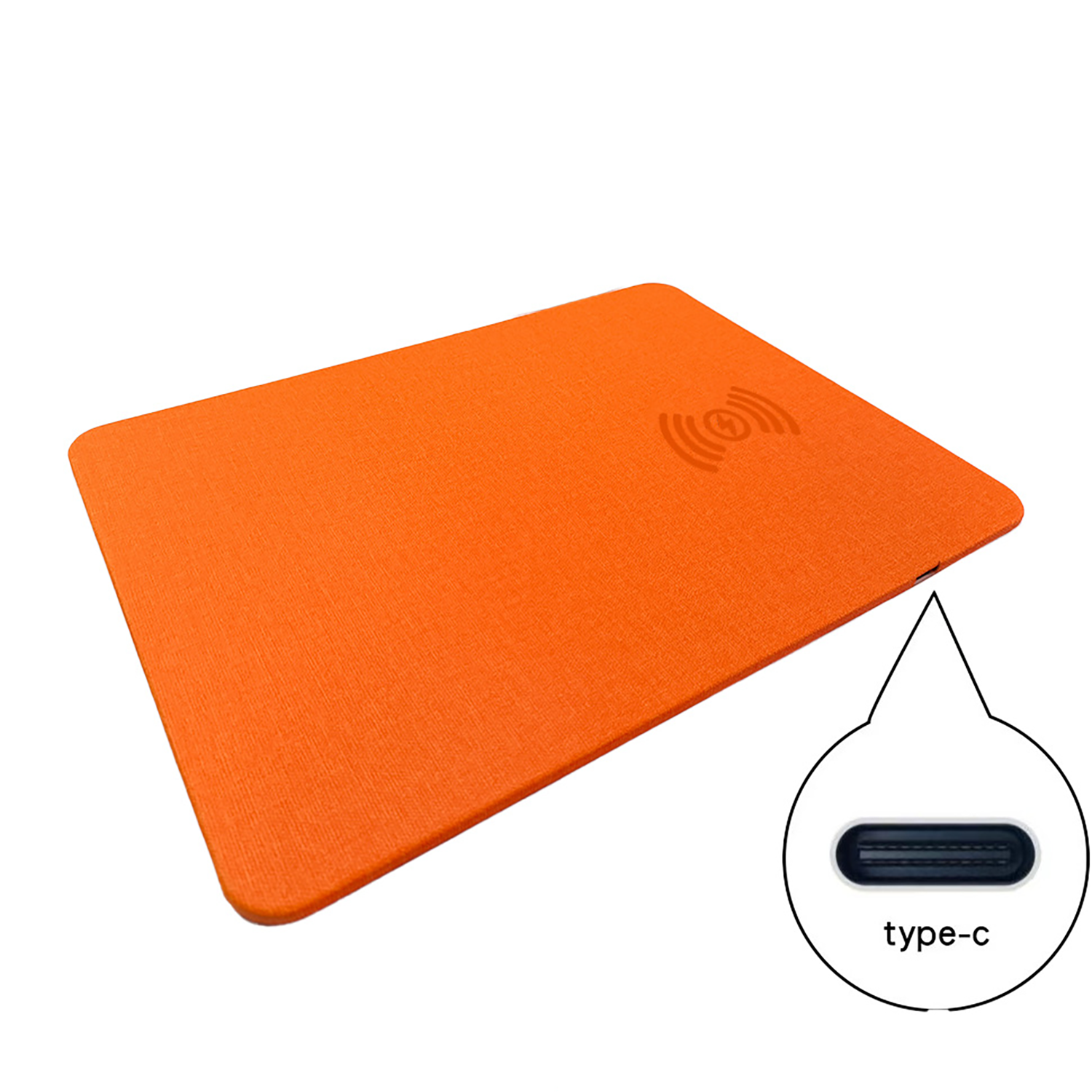 PU Mouse Pad With Wireless Charger 4