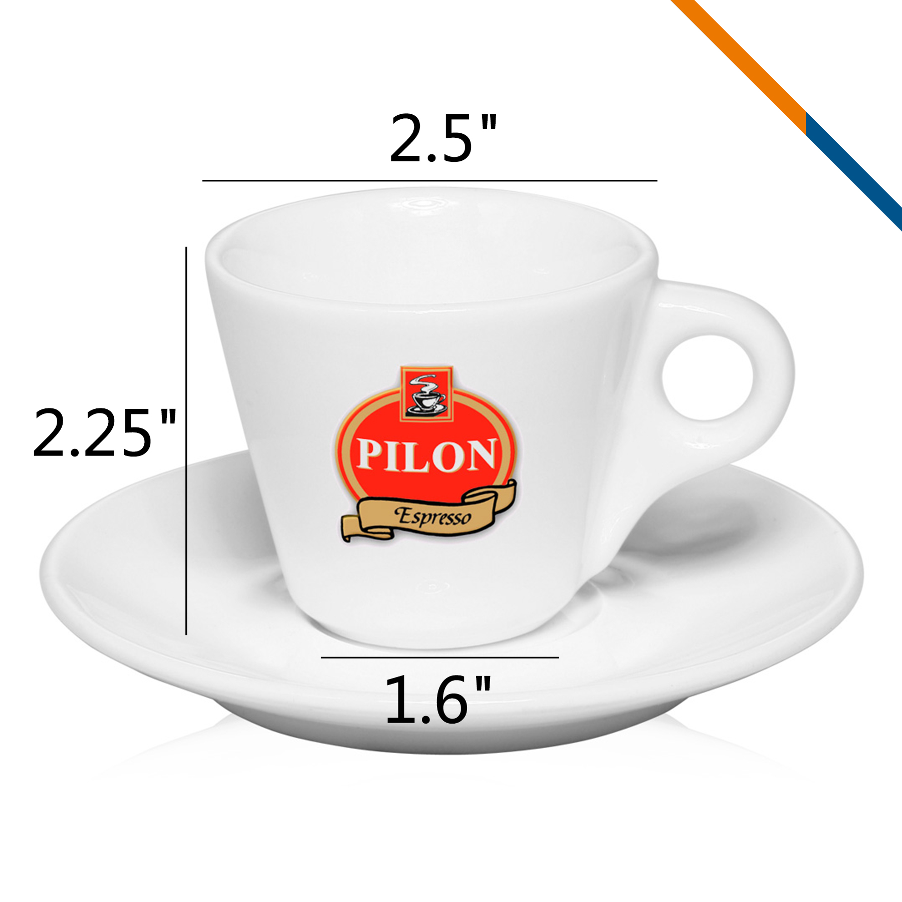 Kyla Ceramic Mug Set - 2.75 OZ. 6