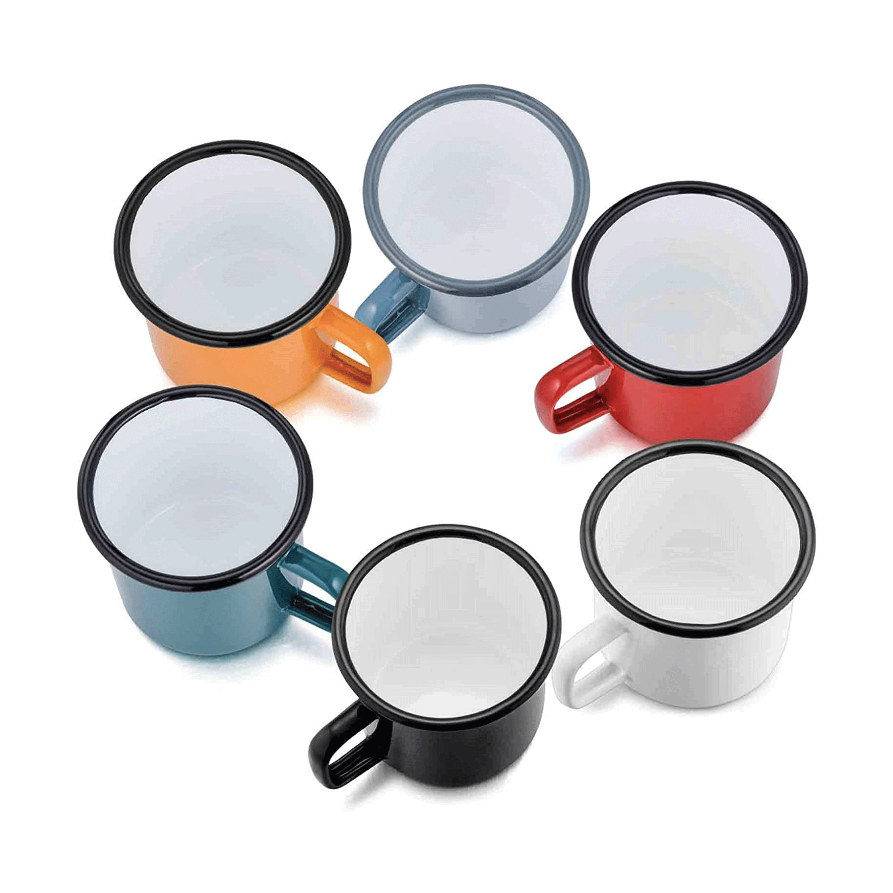 12 oz Tea Enamel Mug Camp Drinking Cups 4
