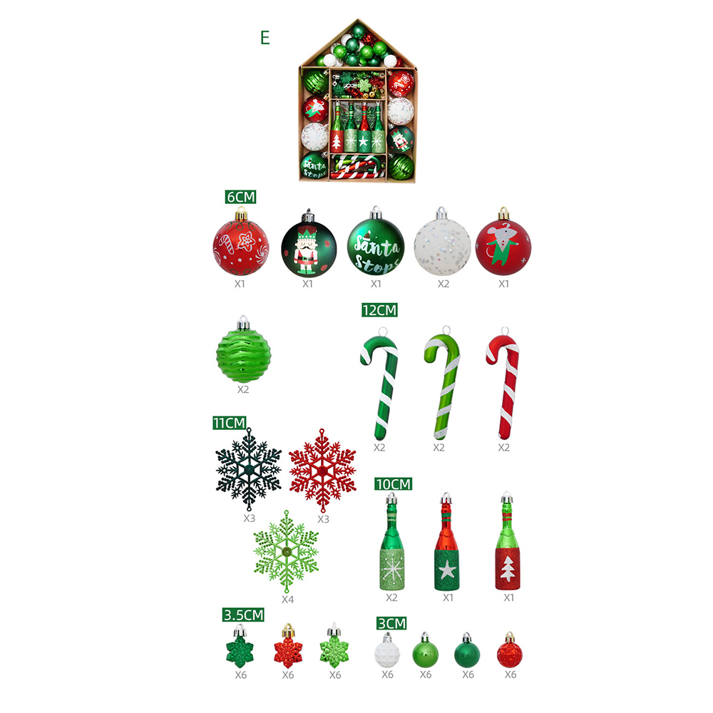 Christmas Tree 70pcs Decoration Set 7