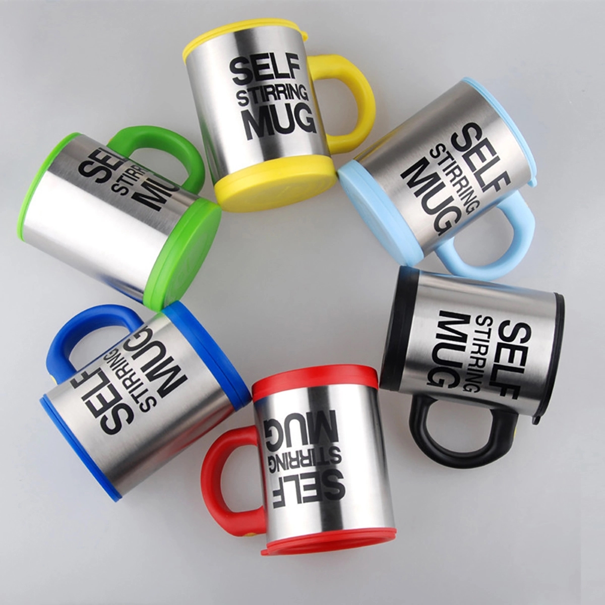 Stainless Steel Self Stirring Coffee Mug 2