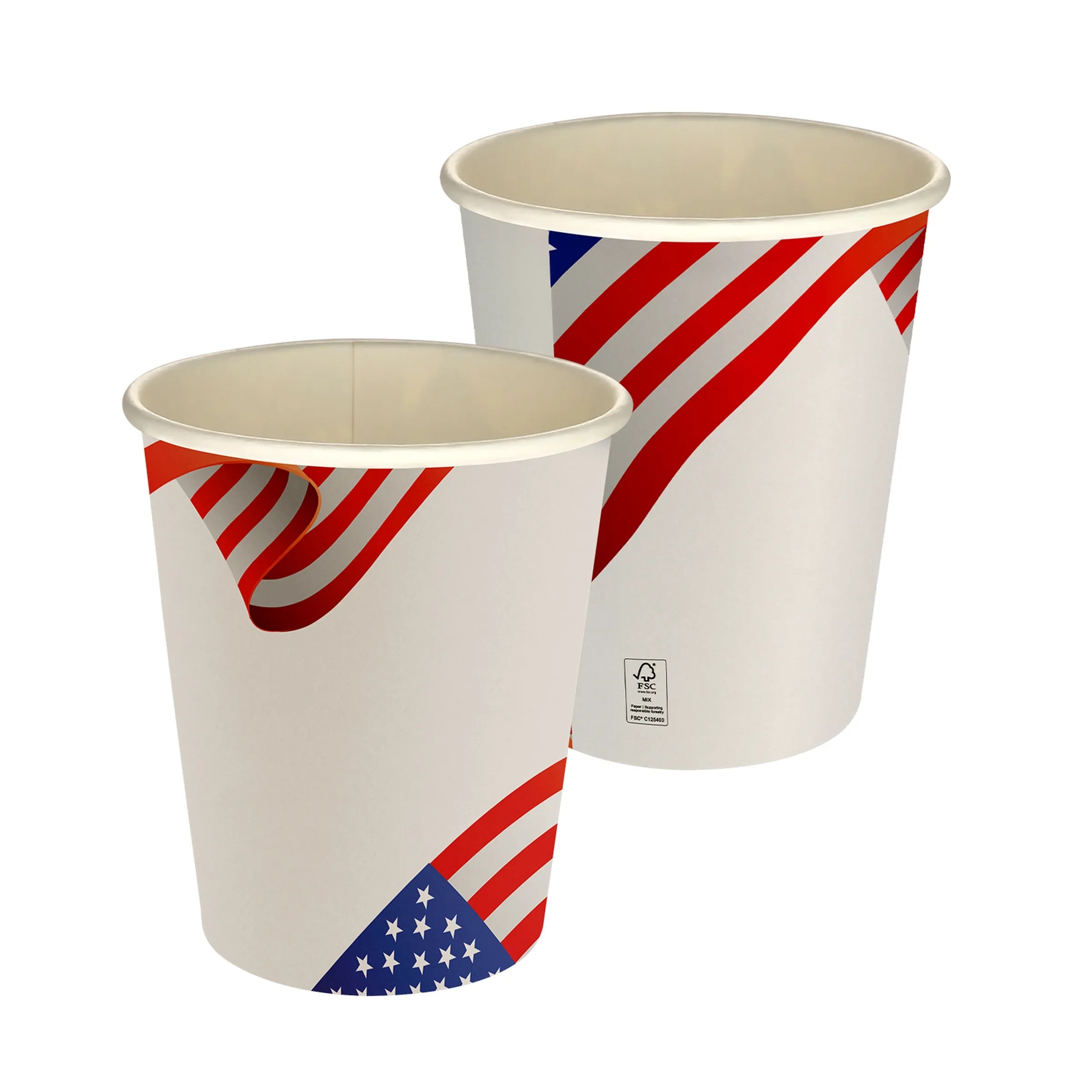 5 oz Full Color Patriotic Paper Cup 6