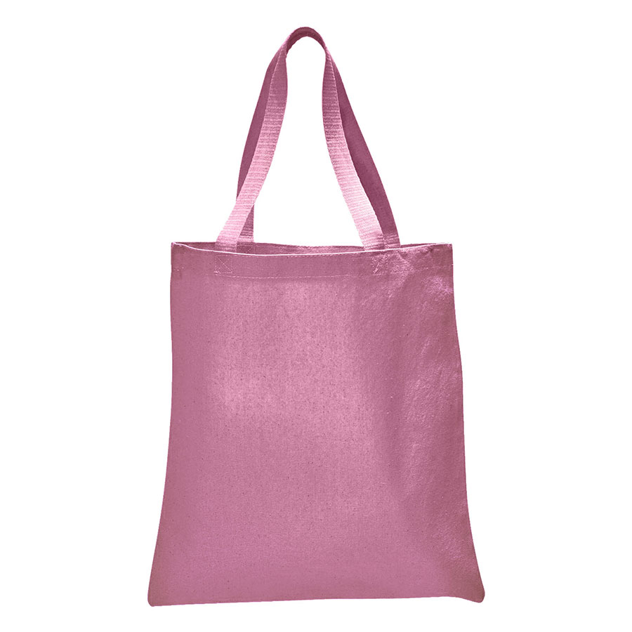Value 6 oz Cotton Canvas Tote Bag - 15"W x16"H x 3"D x 8