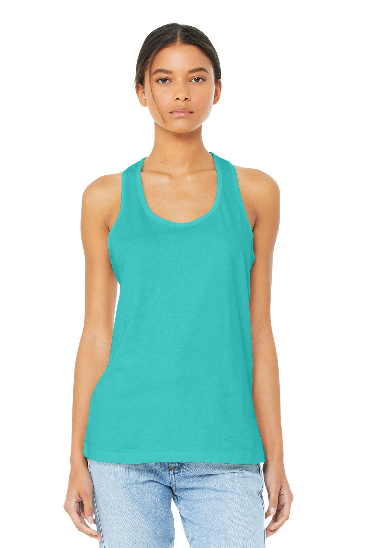 BELLA+CANVAS Women's Jersey Racerback Tank. BC6008 21