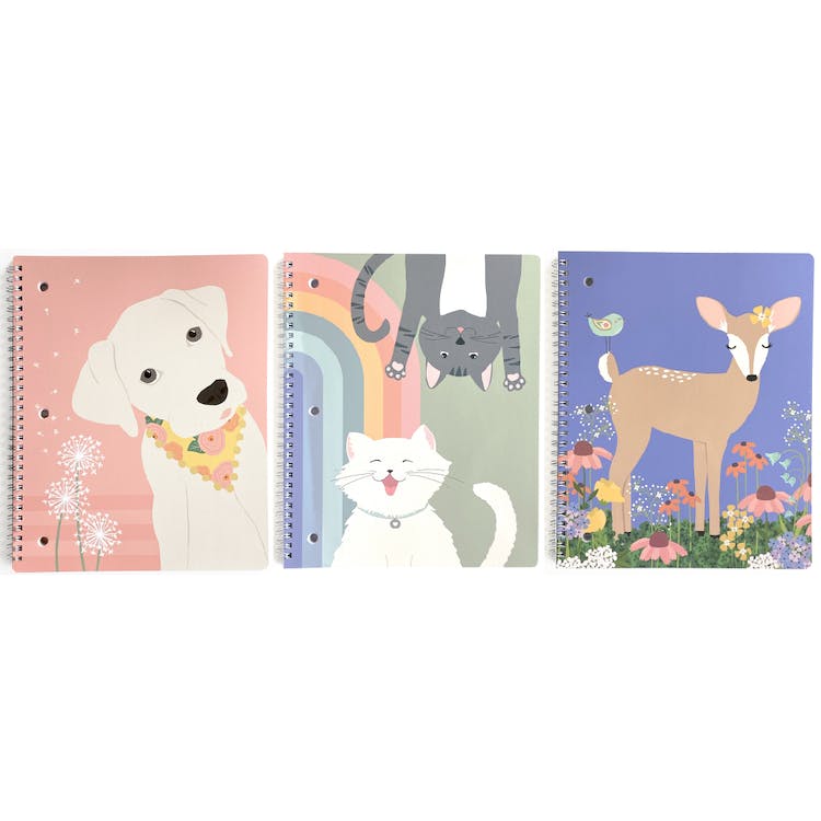 1 Subject Notebooks - Fashion Cover 80 Sheets