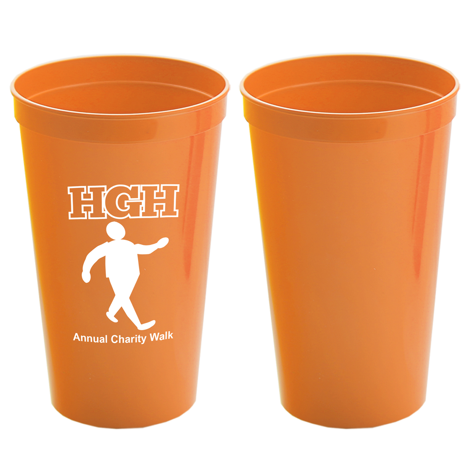 Stackable Polypropylene Stadium Cup, 22 oz. 2