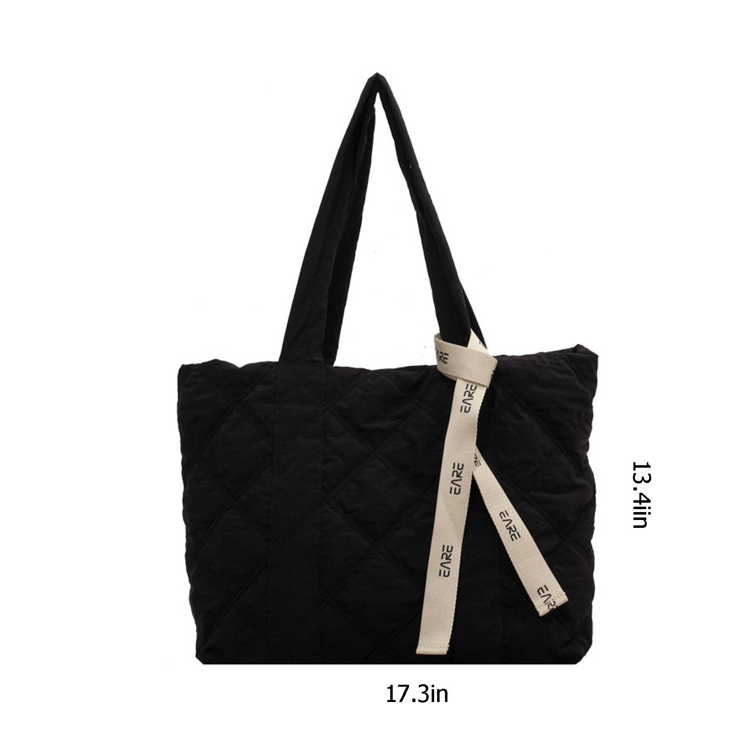 Nylon Cotton Large Capacity Tote Bag, custom tote bag with logo imprint 4