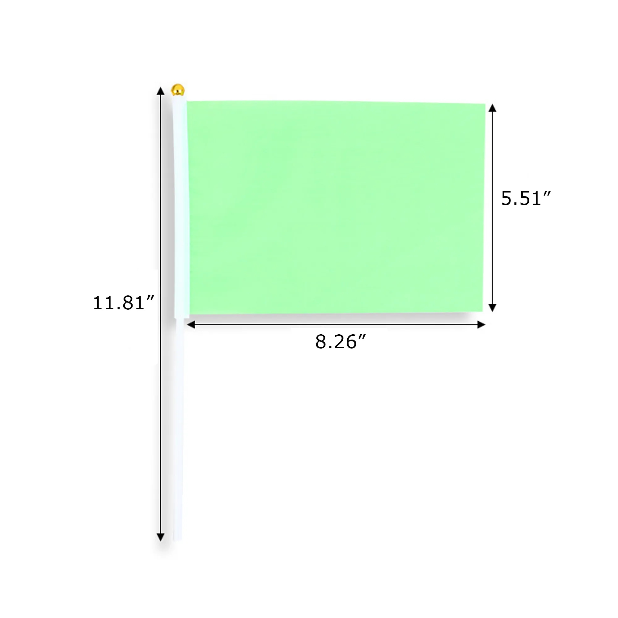 Coloured Hand-waved Flag 2