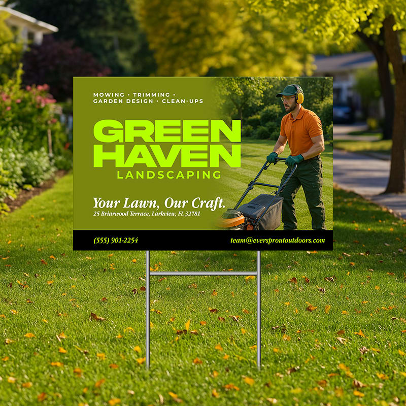Custom 24" X 36" Yard Signs 2