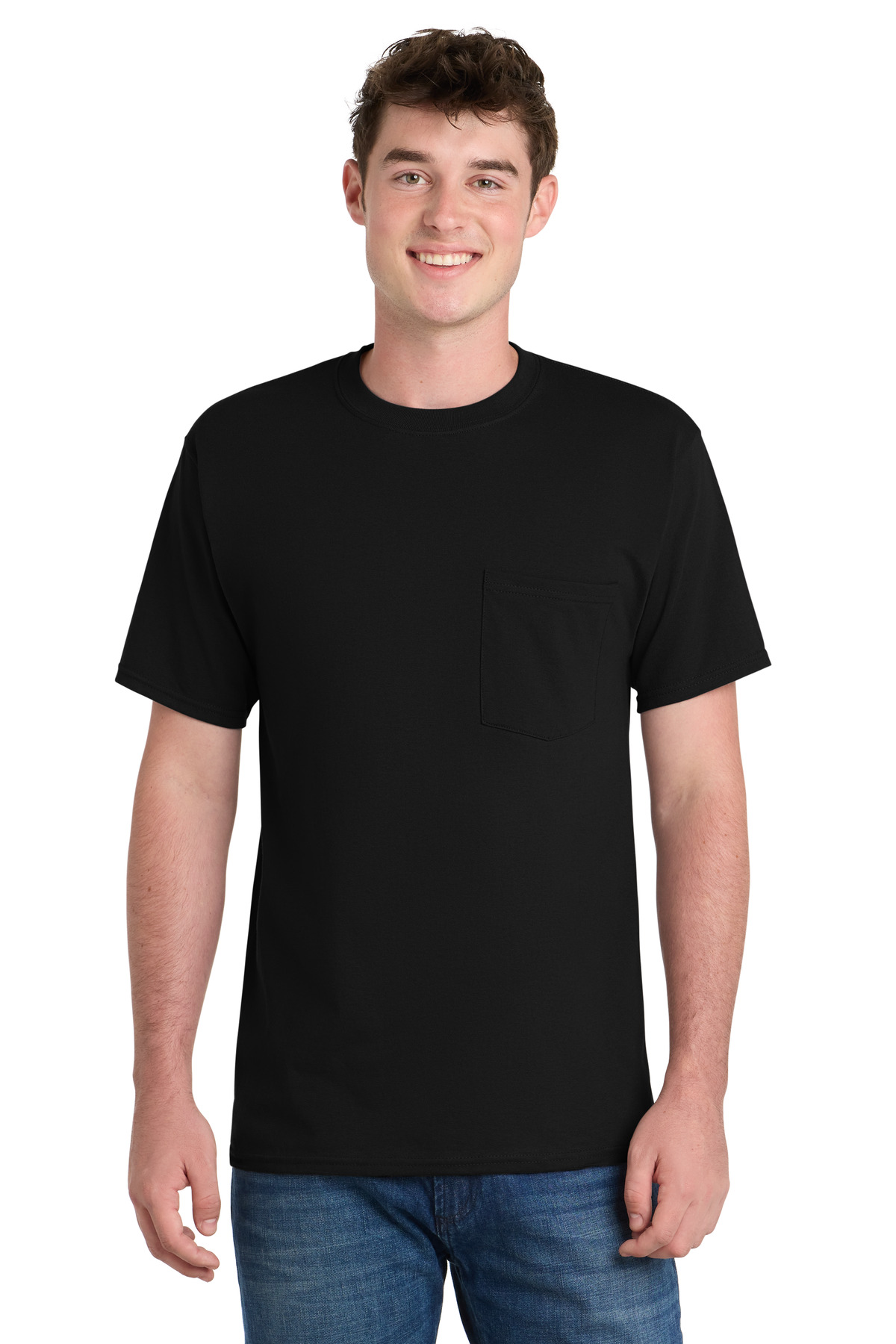 Port & Co Tall Essential Pocket Tee. PC61PT 108