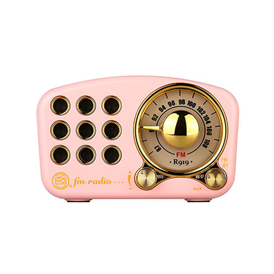 SonicWave Vintage Retro Bluetooth Speaker – Portable, Wireless & Rechargeable Music Player 1