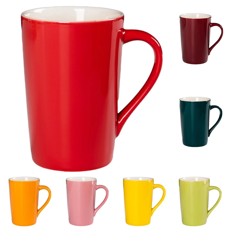 Custom Logo 12 oz Ceramic Coffee Mug 11