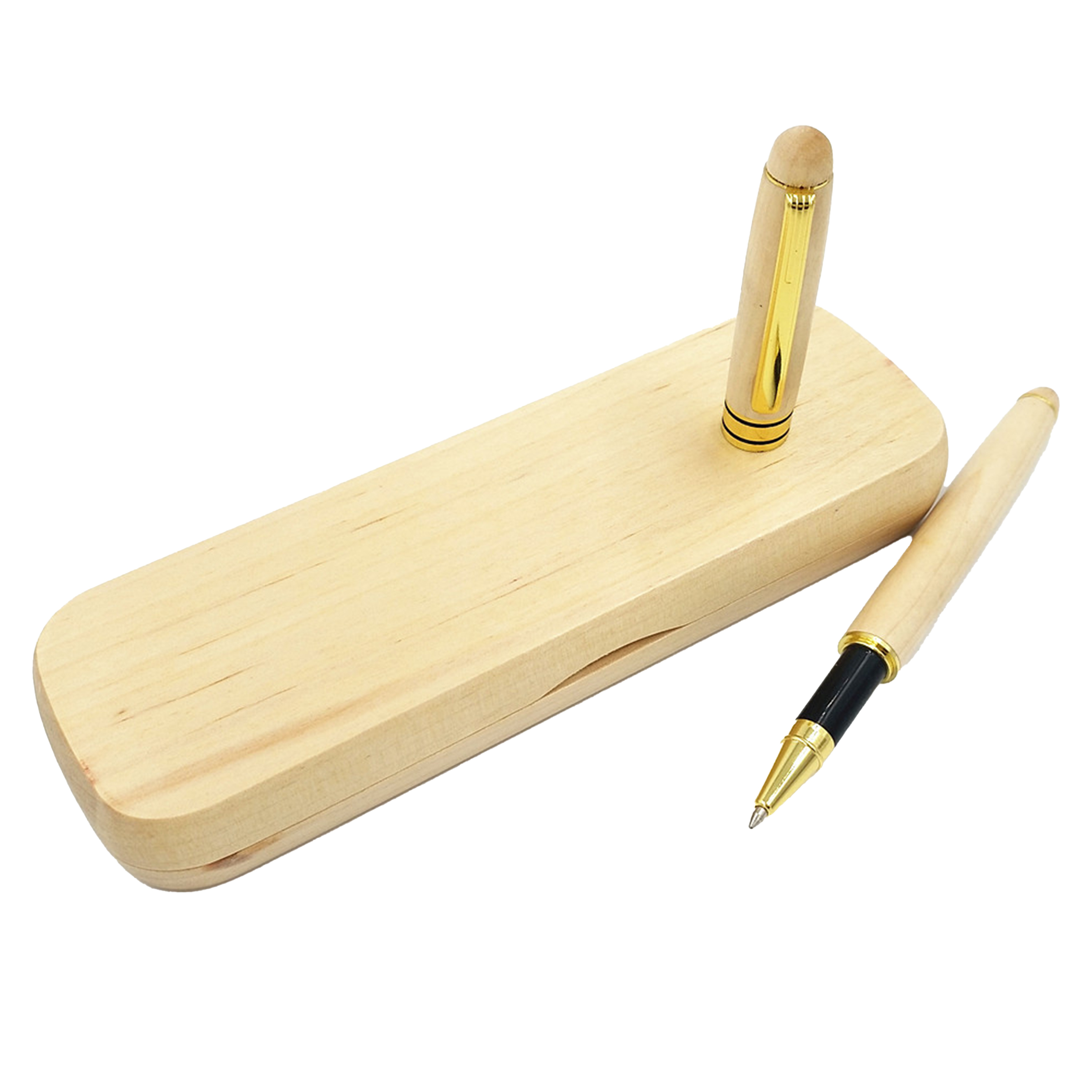 Bamboo Wood Signature Pen Set 2