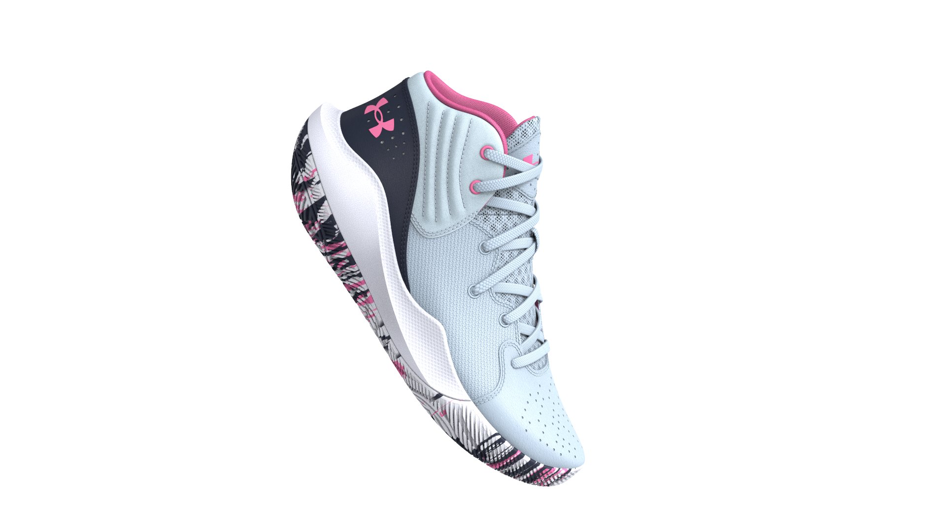 UA Jet '21 Grade School Basketball Shoes 5