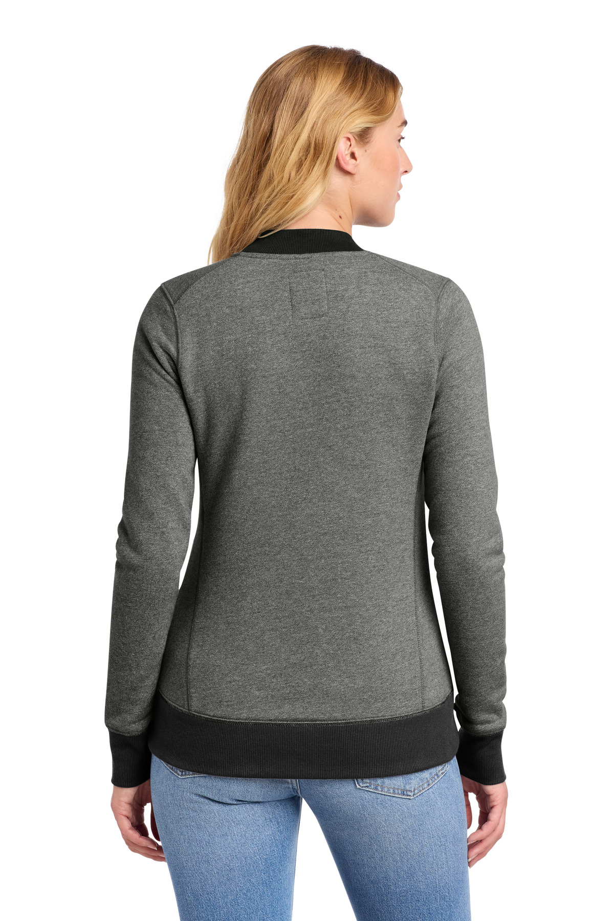 New Era Women's French Terry Baseball Full-Zip. LNEA503 11