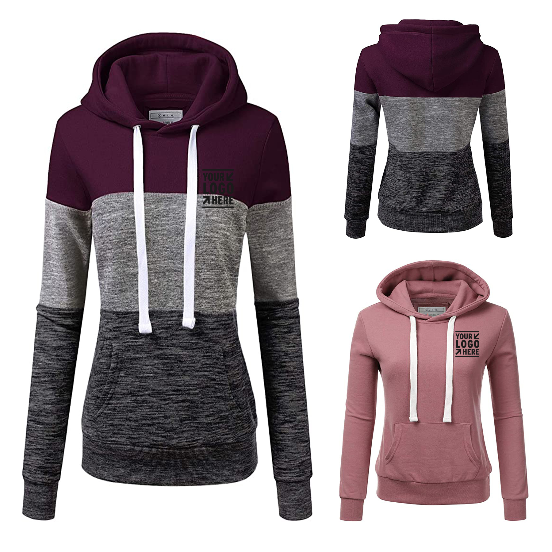 Basic Lightweight Pullover Hoodie Sweatshirt for Women 2