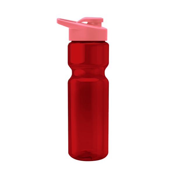 Blazer 28oz Transparent Bike Bottle w/Drink-thru Lid 2460