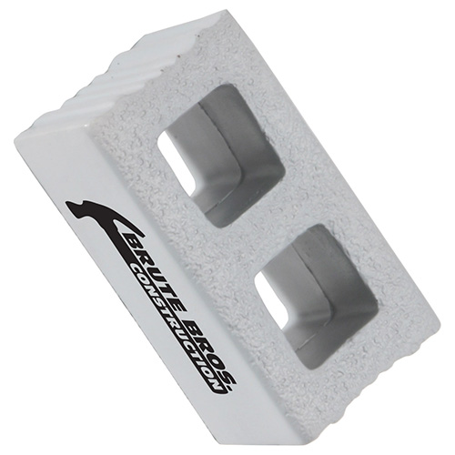 Cement Block Stress Reliever, custom stress ball with logo imprint 6