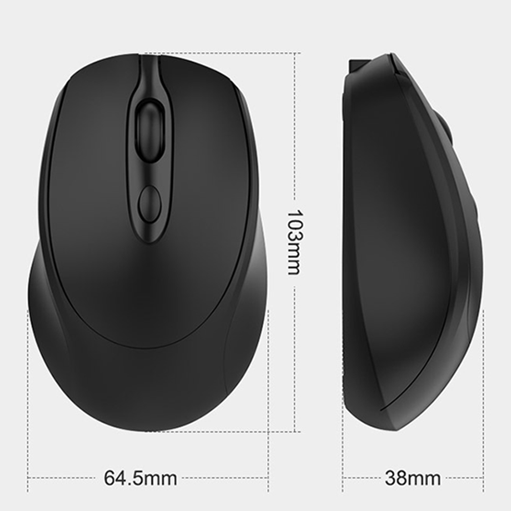 Rechargeable/Long Range; 2.4G+Bluetooth connection 2