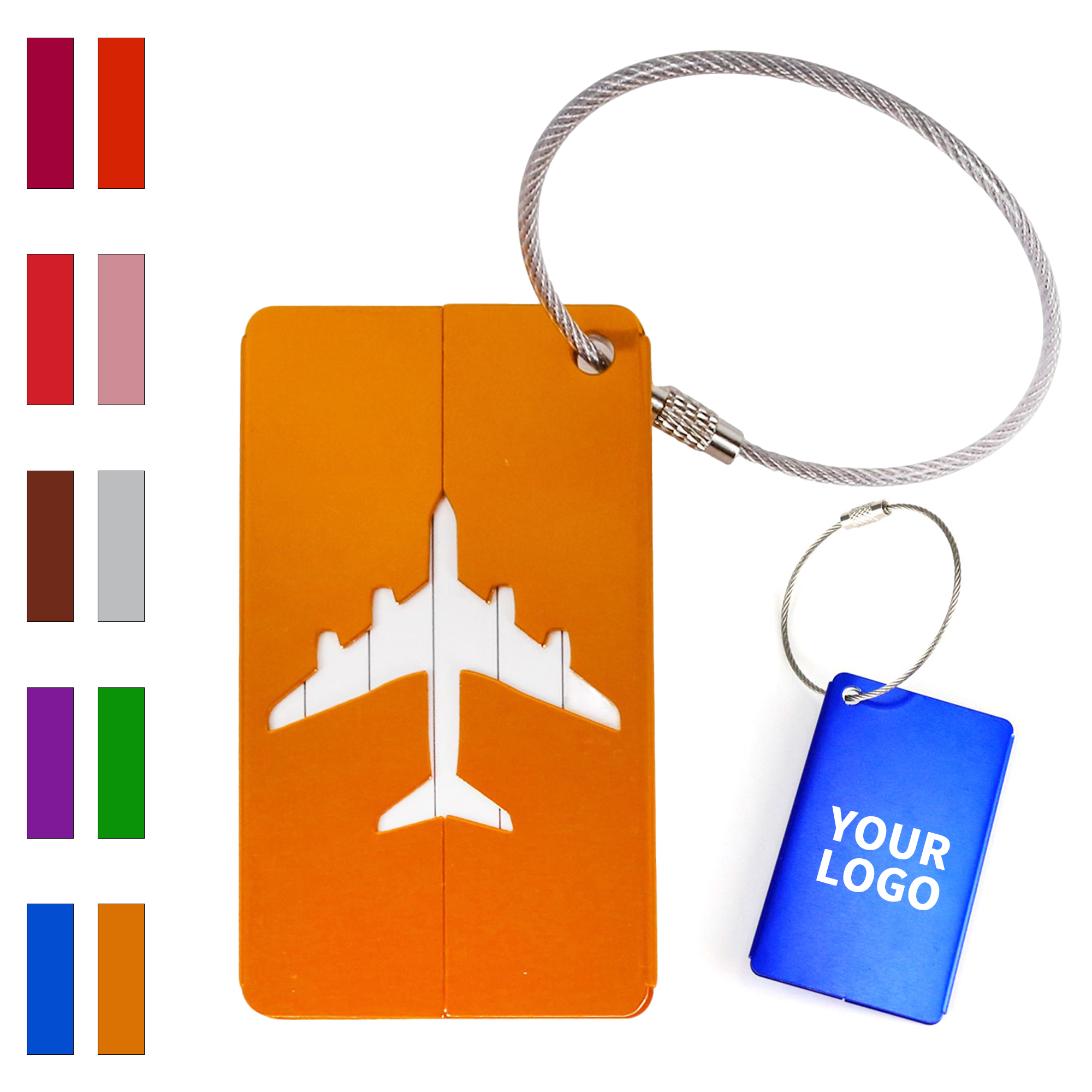 Aluminum Alloy Luggage Identification Tag 2