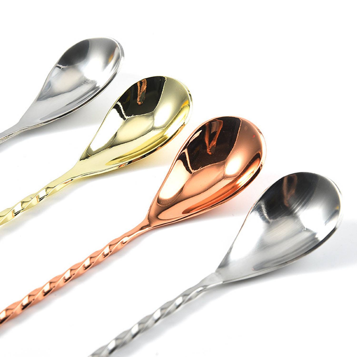 Stainless Steel Cocktail Mixing Spoon w/ Long Handle 5