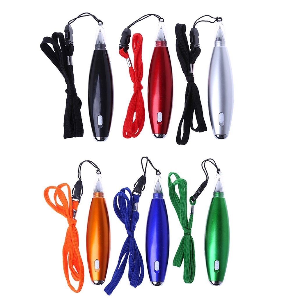 3In1 Multi Function Halter Ballpoint Pen Flashlight String 5