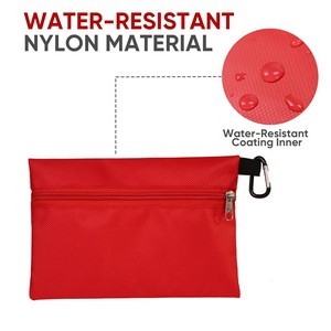 98 Pieces First Aid Kit Emergency Kits With Carabiner 13