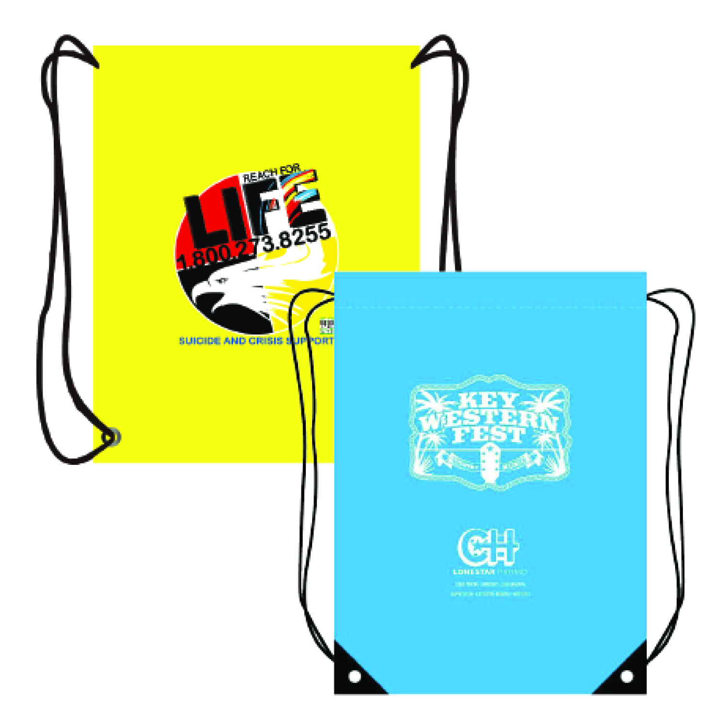Custom Drawstring Cinch Bags 2