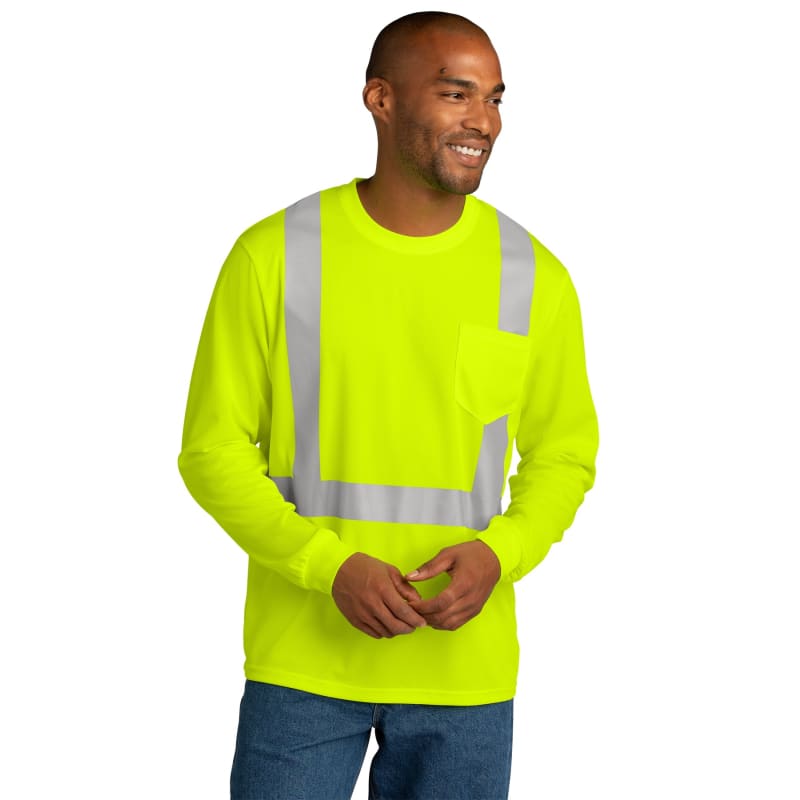 CornerStone ANSI 107 Class 2 Mesh Long Sleeve Tee. 2