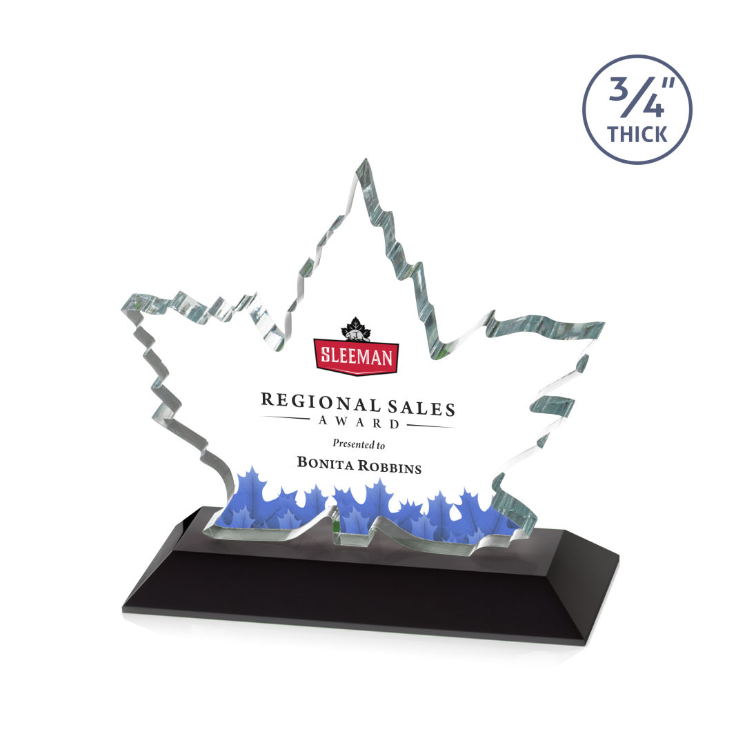 Maple Leaf VividPrint™ Award - Black 7