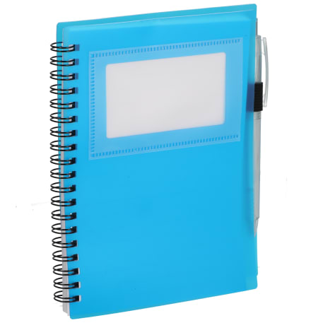 FSC® Recycled 5" x 7" Star Spiral Notebook with Pe 140