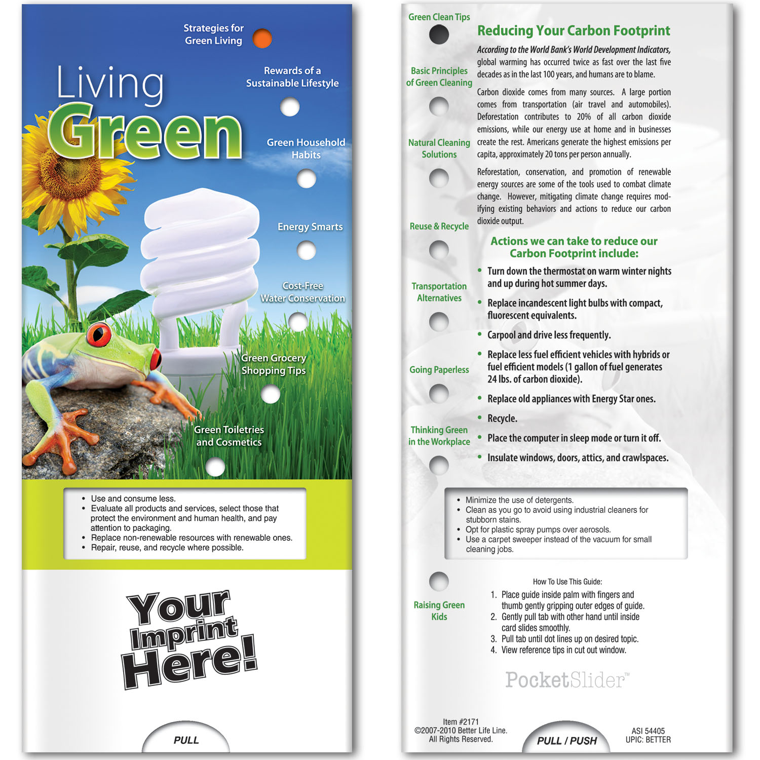 Pocket Slider - Living Green 1