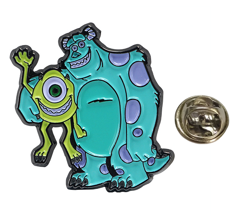 Monster Shaped Badge Lapel Pin 3