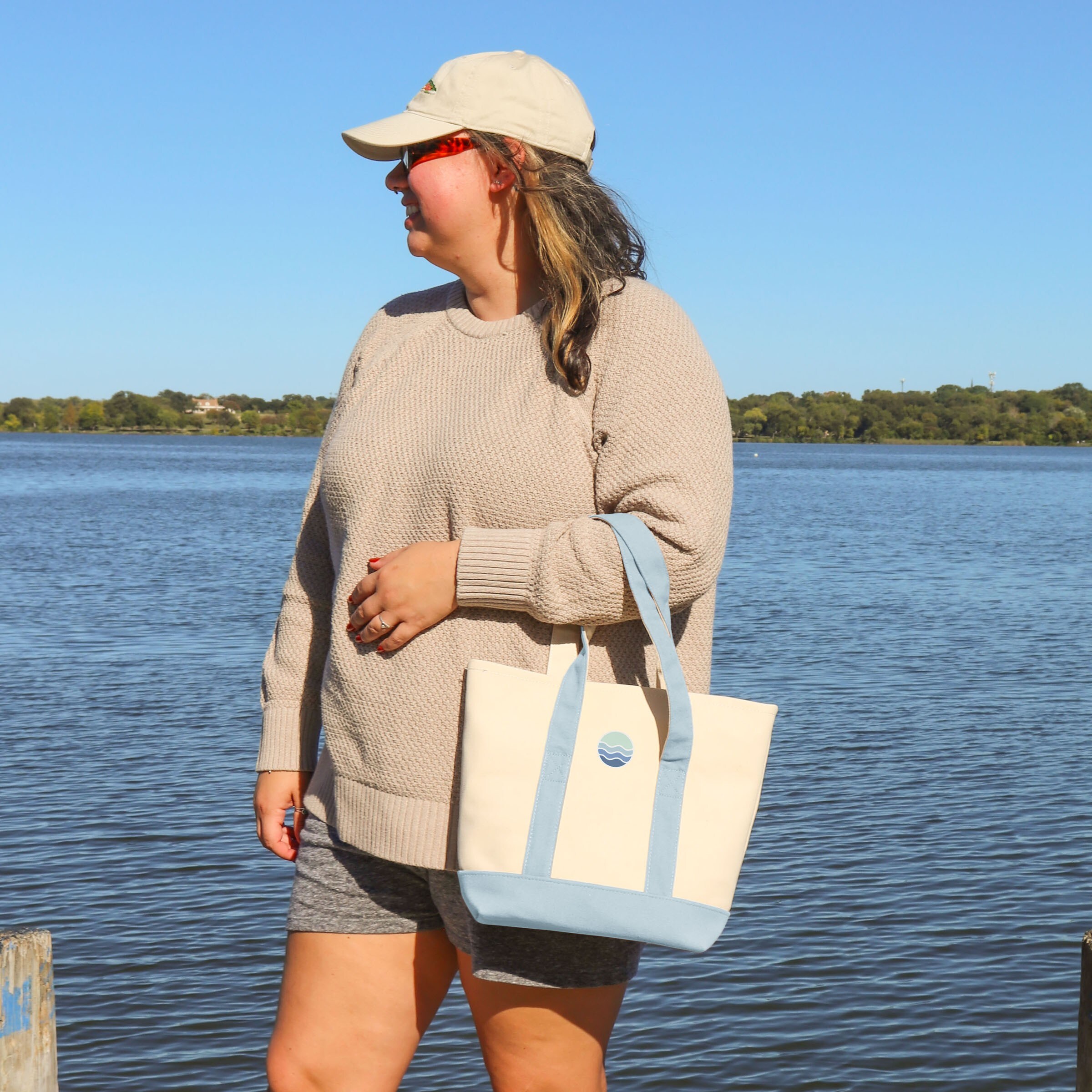 Morris Tote - Small Zippered, custom tote bag with logo imprint 2