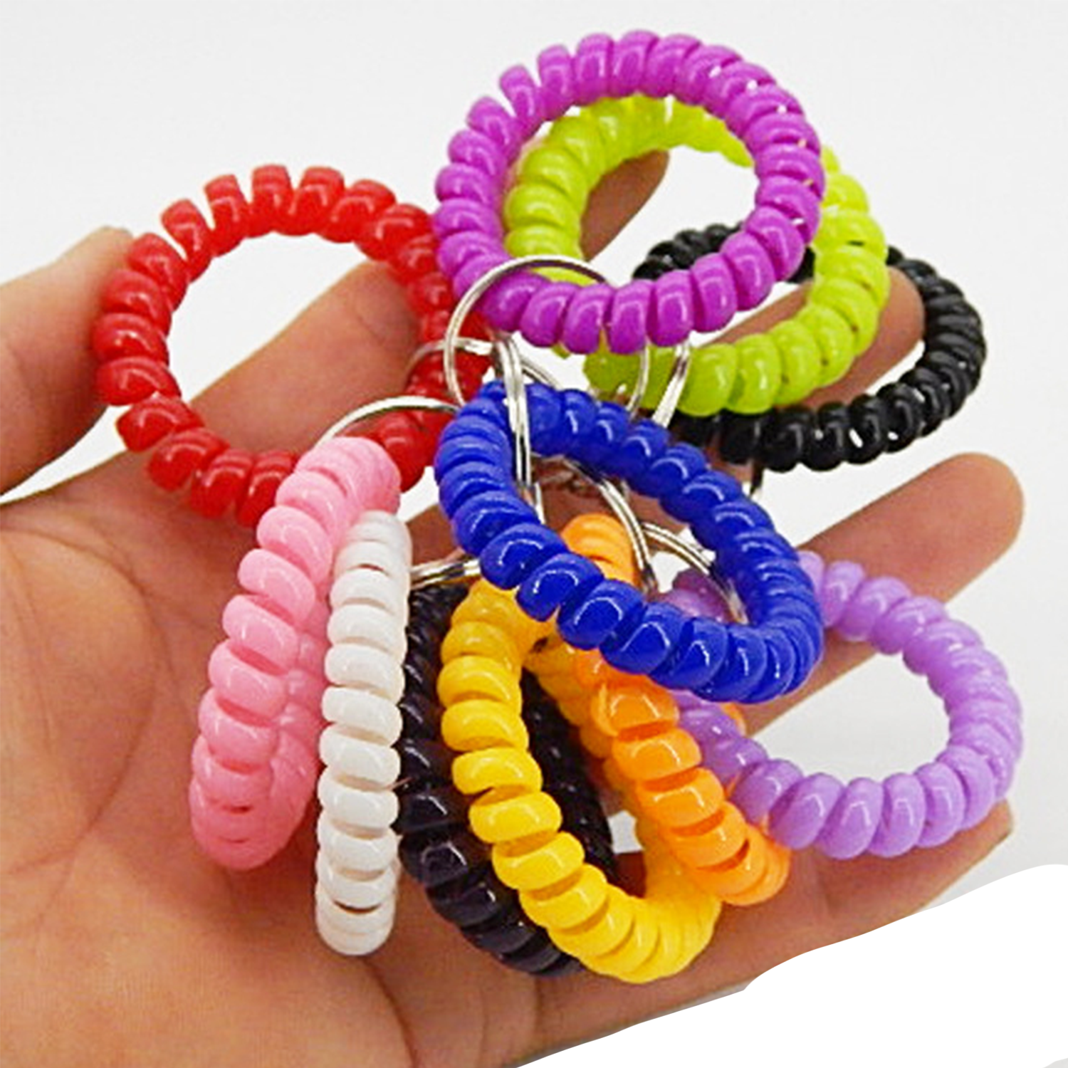Wrist Coil Ring Keychain 5