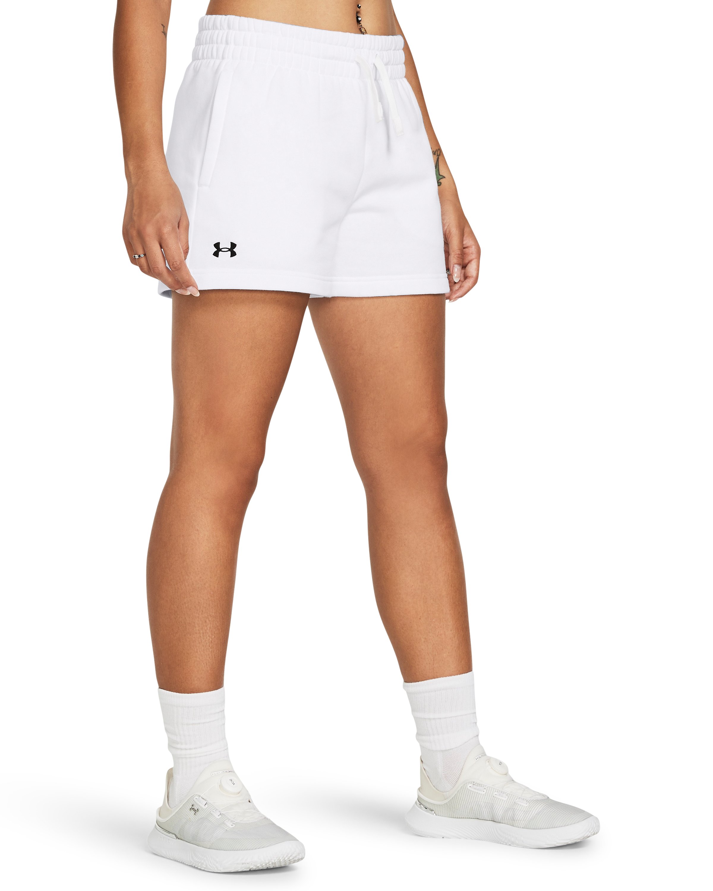 UA Rival Fleece Women's 3.5 Shorts 5